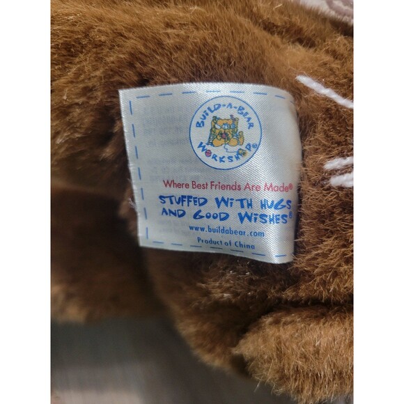 Build a bear Brown Bear with Grandma Knit Pink Shawl poncho Shoes extra clothes - Picture 4 of 5